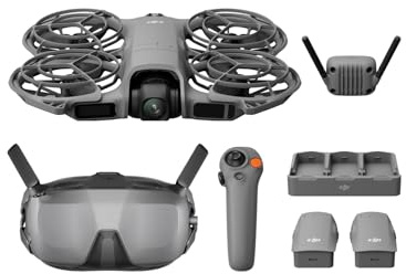 DJI Neo 2 Combo Motion Fly More con RC Motion 3 e Goggles N3, trasmissione stabile con transceiver digitale, drone 4K per principianti, volo FPV, 3 batterie