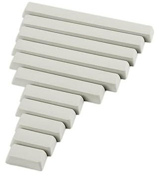 YMDK XDA Convex Spacebar Grey 1.75u 2u 2.25u 2.75u 3u 4.5u 5.5u 6u 6.25u 6.5u 7u Blank Keycaps (1.75u)