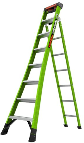 Little Giant Ladder Systems 13908-001 King Kombo 3-in-1 Ladder, 8 Ft, Green
