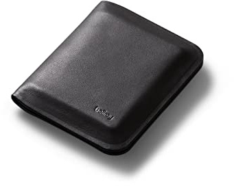 Bellroy Apex Note Sleeve – (Molded Leather Billfold Wallet, RFID Protected) - Raven