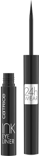 Catrice Ink Eyeliner, Nr. 010, Schwarz, abdeckend, Ultra Schwarz, Expressergebnis, farbintensiv, matt, vegan, ohne Mikroplastikpartikel, ohne Parfüm, ölfrei, 1er Pack (1.7ml)