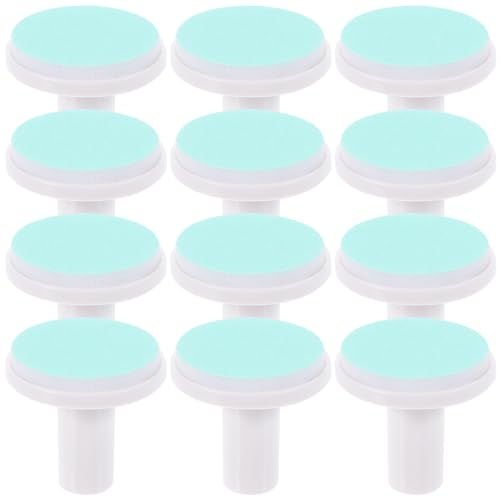 Didiseaon Infant Nail File Pads: Trimmer Replacement Pads Electric Grinding Heads Polish Disc for Babies Over Twelve Months Grooming Care Accessories Green 12 PCS