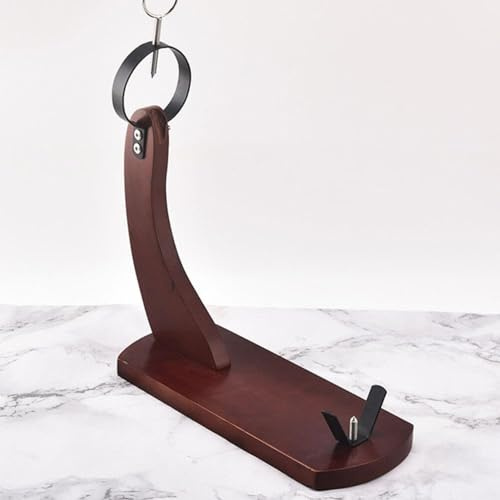 Huasean Wooden Spanish Ham Stand,Professional Ham Stand With Non-Slip Pads,Spanish Jamonero Ham Holder,Ham Holder For Spanish Serrano & Iberico Ham & Italian Prosciutto