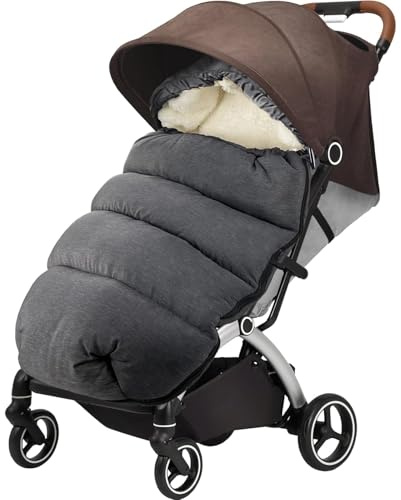 Chanceliere Universelle pour Poussette,Chancelière Poussette Universelle,Chanceliere Bebe Poussette,Epaississement Chancelières pour Poussettes,Imperméable,Lavable en Machine