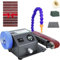 Ponceuse à Bande Humide, Mini affûteuse de Couteaux électrique 350 W avec Vitesse réglable, 10 Bandes abrasives, meuleuse d'établi pour Couteau, système d'affûtage Humide et Sec, Machine de Polissage