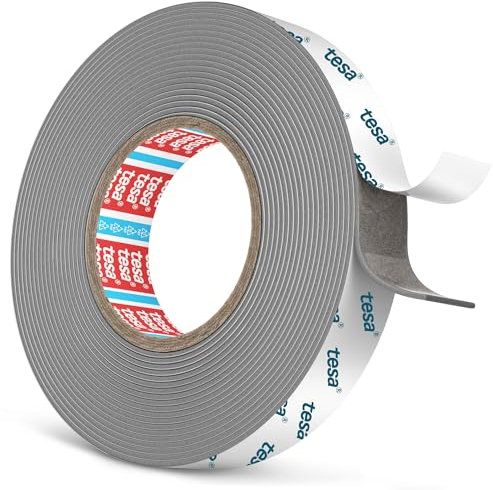 Emitever Doppelseitiges Klebeband Extra Stark 20mm x 5,5m - 68211 Montageband für Wand, LED, Auto & Möbel | Hochleistungs-Haftkraft (17-28N/cm) | Rückstandsfrei Entfernbar