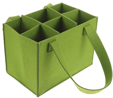 Mikinona Praktische Weintasche Wiederverwendbare Isolierte Tragetasche Zum Transport Mehrerer Weinflaschen