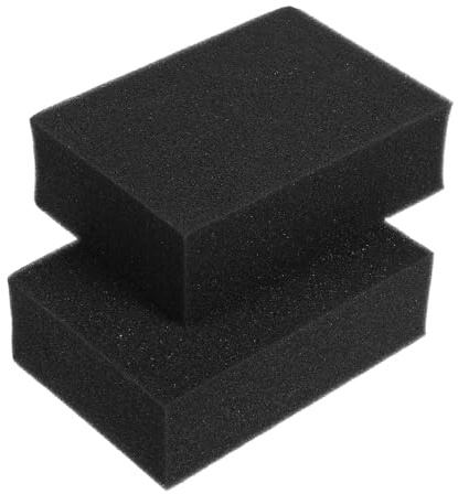 Healifty 2 piezas Esponja para Fieltro con Aguja Almohadilla Protectora de Esponja Resistente y Portátil para Proyectos DIY de Fieltro de Lana y Manualidades Artísticas