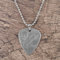 Halskette Plektrum, Edelstahl Halskette Plektrum Zubehör für Gitarre(Totenkopf)