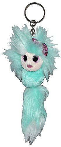 Schlüsselanhänger Ayumi be You Fun Tanoshimi 16 cm - türkis blau Plüschtier Anhänger - Schlenker Puppe Schlenkerbeine - Gothik kleine Fee - japanisch Spaß..