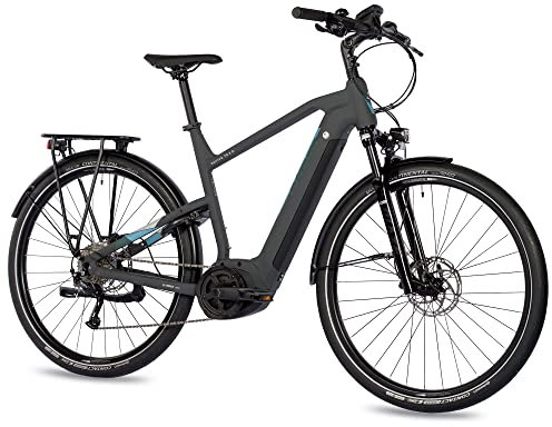 Airtracks 28 Zoll E-Bike Herren Trekking Fahrrad Motiv TR.2.0 Trekkingbike Motor Bosch Performance Line Powertube 625 Wh - 9 x Gang Shimano RD-M2000 SGS (58cm (Körpergröße 185-195cm))