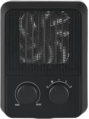 BEKO RHP5320B Ventilador de mesa de 2000 W, 4 velocidades, negro