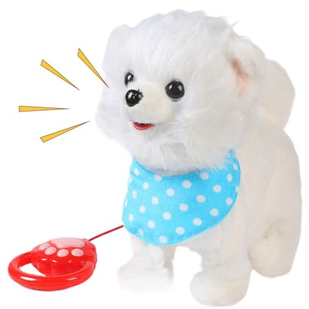 Giocattolo per cani da passeggio – 28 cm, giocattolo interattivo per abbaiare, materiale in resistente, non tossico, coinvolgente, giocattolo per cani da passeggio con meccanismo retrattile