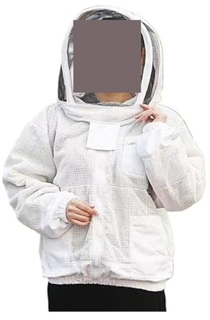 Tuta da apicoltore, Giacca for coltura Abbigliamento for coltura ventilato Abbigliamento protettivo for coltore Tuta anti-ape Strumento for coltura(3XL)
