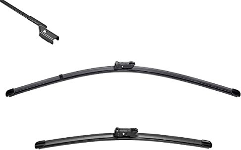 VALEO Silencio Tergicristalli VF918 Kit di Spazzole tergicristallo originali Flat Blade ad Alte Prestazioni, Maggior Visibilità su Strada 550mm/400mm Anteriore Confezione da 2 577918