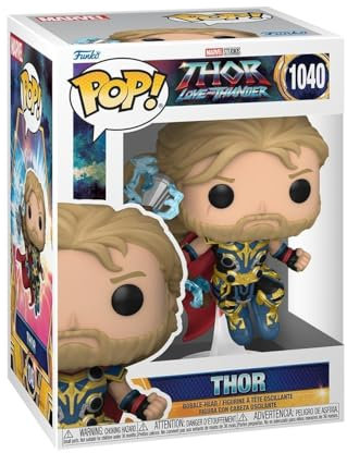 Funko Pop! Marvel: Thor: Love and Thunder - Thor - Collectable Vinyl Figure - Gift Idea - Official Merchandise - Toys for Kids & Adults - Movies Fans - Model Figure for Collectors and Display
