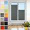 Plisart Premium Plissee Klemmfix Ohne Bohren, Grafit 95x120cm, Sonnenschutz, Lichtdurchlässig, Easyfix Rollo Plissees für Fenster, Faltrollo, Jalousie zum Klemmen, Plisseerollo