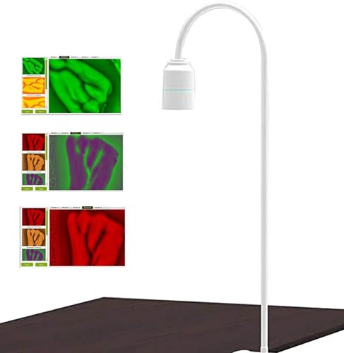HSRG Detector De Venas, Instrumento Buscador De Venas para Vía Intravenosa Y Punción Venosa, Dispositivo Detector De Iluminación De Venas con Buscador De Imágenes, para Niños Adultos
