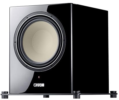 Canton A 45 Sub, Aktiver Subwoofer mit 12 Zoll Passivmembran, 750 Watt Musikleistung
