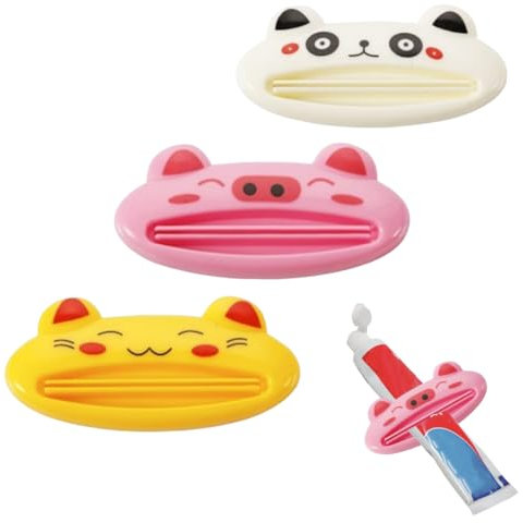 Couleur Pince Presse à Dentifrice 3 Pièces Pinces Dentifrice Presse-Pâte à Dentifrice Presse-Dentifrice Presseur de Dentifrice pinces à presser pour tube de dentifrice pour salle de bain