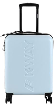 K-way K-AIR Trolley cabina rigido da viaggio, dimensioni perfette per essere trasportato in cabina. L'accessorio presenta quattro ruote per la massima libertà di movimento, due tasche con zip all'int.