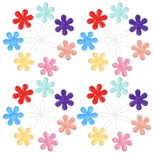 Lot de 40 enfile-aiguilles, enfile-aiguilles à fleurs, aide à l'enfilage pour machine à coudre, enfile-aiguille à coudre, outil pour couture à la main et bricolage