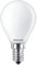 Philips LED Classic E14 Lampe (25 W), matte LED Lampe in Tropfenform mit warmweißem Licht, energiesparende Lampe mit langer Nutzlebensdauer, Weiß