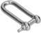 Grillo Lungo a D 304 Meno Connettore per Fune per Catena con Ancoraggio Dritto in Acciaio 10 Pezzi M4 Accessori Professionali (10 pezzi M6)