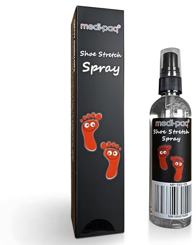 Medipaq Leather Stretching Spray - Softens & Stretches Leather, Suede, Nubuck, & Canvas Shoes & Boots - 125 mL Shoe Stretch Spray