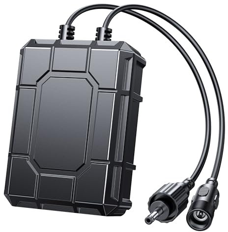 Batterie de secours Biling 2200mAh pour filtre pompe de bassin solaire 12W-20W, fontaine solaire pour l'extérieur, rendant les pompes de filtre de pompe de fontaine plus stables par temps nuageux