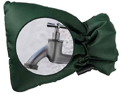 Wasserhahnabdeckungen für den Außenbereich, Frostschutzabdeckung, Frostschutzhülle, Frostschutzhülle, Winter-Wasserhahnhülsen (grün)