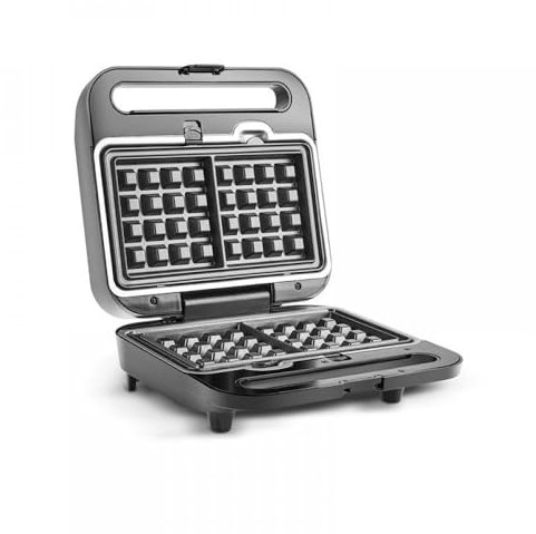 Karaca Tote 2-in-1 Tosti- en Wafelijzer met Verwisselbare Platen, Antiaanbaklaag, 750W