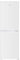 HYE Fridge Freezer 50/50 – 142L White Free Standing Appliance with 87L Fridge, 55L Freezer, Glass Shelves, 144cm Height, E Rated, Quiet 40dB Operation – RF01FF142W01 [2025]