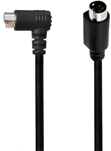 S videokabel mini din 4 stift hane till hane guldpläterad anslutning videoöverföring