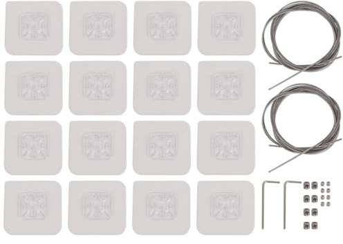 Gurtt 4er-Pack Kippsicherungsgurte für Fernseher, geeignet für Fernseher und Möbel, zur Befestigung von Flachbildfernsehern an Wänden, Regalen usw.
