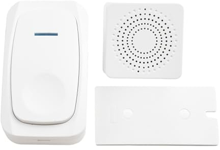 Campanello senza fili, autoalimentato senza batteria, portata 150 m, impermeabile, 60 suonerie 5 livelli di volume per casa, ufficio, villa