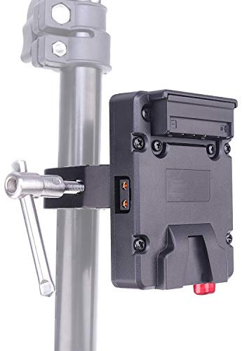 Fotga Mini Nano V-Lock V-Mount Batterie Netzteilplatten Adapter im Taschenformat mit D-Tap & Super Clamp