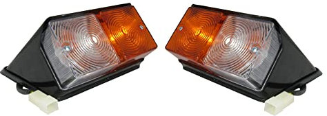 J/J Coppia Fari Fanali Anteriori Sx Dx Direzione-Posizione 160x85 mm Faro Omologato Trattori Macchine Agricole