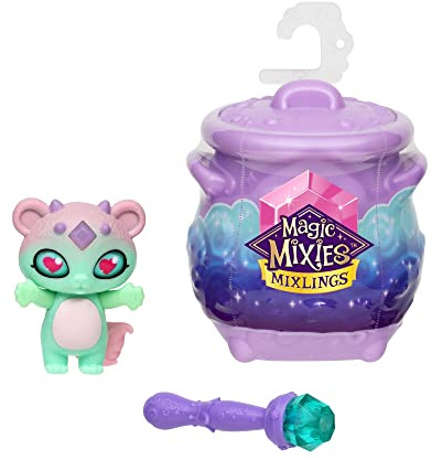 Magic Mixies - Magic Mixlings Single Pack,Tap & Reveal, calderón pequeño y una Varita mágica de Juguete con un muñeco Sorpresa, para niños y niñas a Partir de 5 años, Famosa (MG000000)