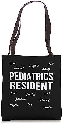 Pediatrics Resident Appreciation Funny Gift Tote Bag