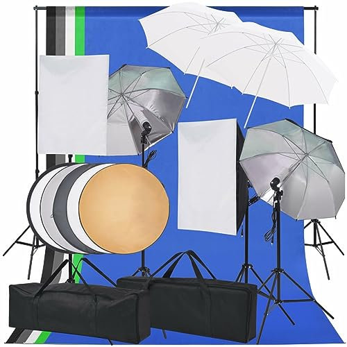 Homgoday Kit de iluminación para estudio fotográfico, set dotográfico para estudio fotográfico, set dotográfico para fotografía