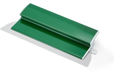 Ricyea 250 mm ytspatel, rostfritt stål, fasadspatel, spatel, verktyg med ergonomiskt Z-handtag, rostfritt stål, väggspackel för gips, tapeter (250 mm)
