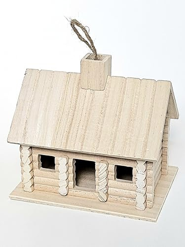 KJHFD Cabane rondins en Bois inachevé, par 7 Pouces.