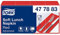 Tork 477883 Soft Lunchservietten Rot 1/8-Falz / 3-lagige, vorgefaltete Servietten für kleine Gerichte oder Snacks / Advanced Qualität / 10 x 150 (1500) Papierservietten / 32,6 x 33 cm (B x L)