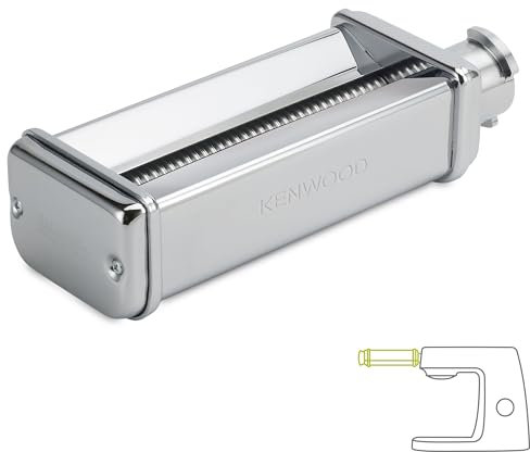 Kenwood KAX981ME Accessorio Tagliapasta per Fettuccine, Accessorio per Impastatrice Planetaria, MADE IN ITALY, Acciaio, Adatta per i modelli di impastatrice planetaria Kenwood KCC+KVC+KVL+KMX