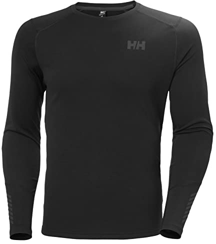 Helly Hansen Men's Lifa Active Crew, Black, 2XL