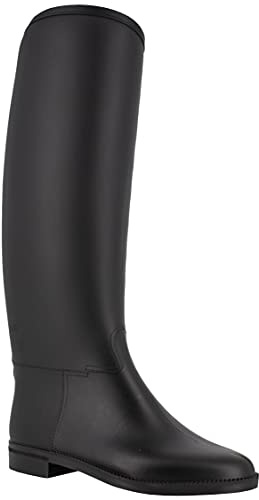 Spirale Ascot Plus Black, Stivali in Gomma Donna, Nero, 42 EU