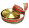 Weihnachtsband Tartan Ribbon Scottish Plaid Ribbon Kranz Geschenk Stoffband Für Hochzeit Wohnkultur Geschenk Wickelkunst Kunsthandwerk Material