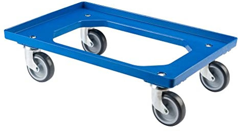 BS Rollen Transportskoter, rullbräda (för lådor 60 x 40 cm, lastkapacitet: 250 kg, bygghöjd: 113 mm) T.-ROLLER.1B
