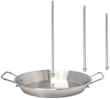 Soporte para asador de pollo de acero inoxidable, soporte vertical para barbacoa brasileña con bandeja de goteo, parrilla vertical para barbacoa, escupidor de carne para filete, pollos, pescado,